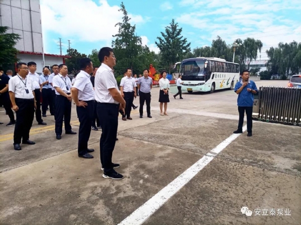 全市園區(qū)黨建暨兩新組織黨建工作觀摩團來我公司觀摩指導(dǎo)